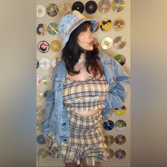 Plaid Two-Piece Set - Picture 2 of 3